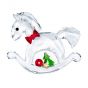 Swarovski Crystal Rocking Horse Happy Holidays Ornament 5544529