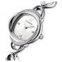 Swarovski Crystal Flower Watch - Metal bracelet, Silver Tone 5547622