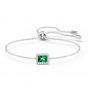 Swarovski Angelic Rectangular Bracelet - Green 5559836