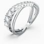 Swarovski Twist Ring - Rhodium Plating - 5572718 5572724