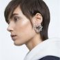 Swarovski Millenia Earrings Pear Cut - White with Rhodium Plating 5601509