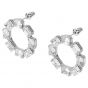 Swarovski Millenia Earrings - White with Rhodium Plating 5602780