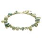 Swarovski Gema Necklace - Green with Gold Tone Plating 5613735