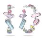 Swarovski Gema Hoop Earrings - Multicolour with Rhodium Plating 5613737