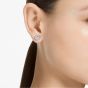 Swarovski Constella Stud Earrings - White with Rhodium Plating 5636269