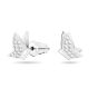Swarovski Lilia Butterfly Stud Earrings - White with Rhodium Plating - 5636424