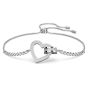 Swarovski Lovely Heart Bracelet - White with Rhodium Plating 5636447