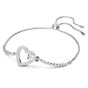Swarovski Lovely Heart Bracelet - White with Rhodium Plating 5636447