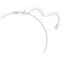 Swarovski Constella Pendant - White with Rhodium Plating 5636706