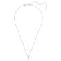 Swarovski Millenia Pendant Pear Cut - White with Rhodium Plating 5636708