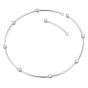 Swarovski Constella Necklace Round - White with Rhodium Plating 5638699