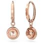 Swarovski Constella Drop Earrings - White with Rose Gold Plating 5638769