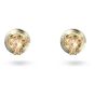 Swarovski Stilla Stud Earrings - Trilliant Cut Orange Gold Tone Plated 5639116