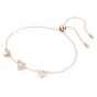 Swarovski Ortyx Bracelet Triangle Cut - White Rose Gold Tone Plated 5643737