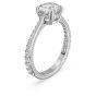 Swarovski Constella Cocktail Ring - White with Rhodium Plating