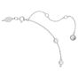 Swarovski Stella Necklace Crystal Pearl - White with Rhodium Plating 5645379