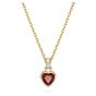 Swarovski Stilla Heart Pendant Necklace - Red with Gold Tone Plating 5648750