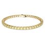 Swarovski Matrix Tennis Bracelet - Yellow with Gold Tone Plating 5648933