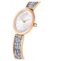 Swarovski Oval Watch Crystal Rock - Metal Bracelet Rose Gold Tone 5656851