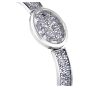 Swarovski Oval Watch Crystal Rock - Metal Bracelet Silver Tone 5656881