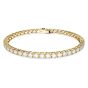 Swarovski Matrix Tennis Bracelet - White with Gold Tone Plating 5657664