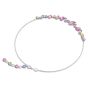 Swarovski Gema Mini Necklace -  Multicoloured with Rhodium Plating 5658398