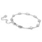 Swarovski Mesmera Bracelet Scattered Design - White with Rhodium Plating 5661530