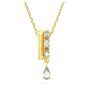 Swarovski Dextera Pendant - White with Gold Tone Plating 5663333