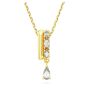 Swarovski Dextera Pendant - White with Gold Tone Plating 5663333