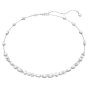 Swarovski Mesmera Scattered Design Necklace - White with Rhodium Plating 5676989