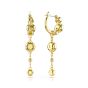 Swarovski Imber Drop Earrings - White with Gold Tone Plating