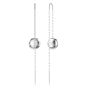 Swarovski Meteora Drop Earrings - White with Rhodium Plating 5683448