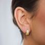 Georgini Goddess Maeve Pave Hoop Earrings - Gold - IE1127G