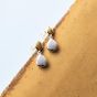 Kit Heath Coast Pebble Golden Drop Earrings