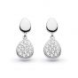 Kit Heath Coast Pebble Glisten Drop Earrings 60188CZ029