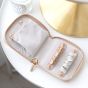 Stackers Blush Pink and Gold Compact Jewellery Roll - 75759