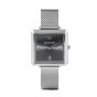 Coeur De Lion Watch - Iconic Square Graphite Sunray with Milanese Strap 7620701724