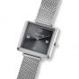 Coeur De Lion Watch - Iconic Square Graphite Sunray with Milanese Strap 7620701724