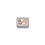 Nomination Rose Gold and Zirconia Classic Letter Charm - L