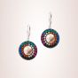 Coeur De Lion Amulet Earrings with Swarovski® Crystals & Mesh
