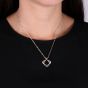 Kit Heath Entwine Alicia Small Rose Gold Necklace