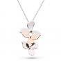 Kit Heath Blossom Bloom Trio and Rose Gold Plated Necklace 90271RRP028