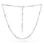 Kit Heath Revival Astoria Figaro Chain and Pearl Station Necklace 90434FP
