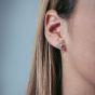 Georgini Round Zirconia Stud Earrings 5mm - Silver - IE122