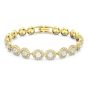 Angelic Bracelet, White, Gold-Tone Plated 5505469