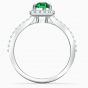 Swarovski Angelic Rectangular Ring - Green  5572663, 5559835, 5572659