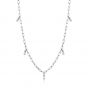 Ania Haie Glow Drop Necklace - Silver N018-02H
