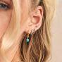 Ania Haie Turquoise Wave Huggie Hoop Earrings - E044-02G
