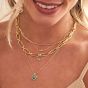 Ania Haie Turquoise Wave Necklace - Gold