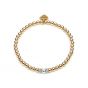 Annie Haak Seri Gold Bracelet with Silver Bead
